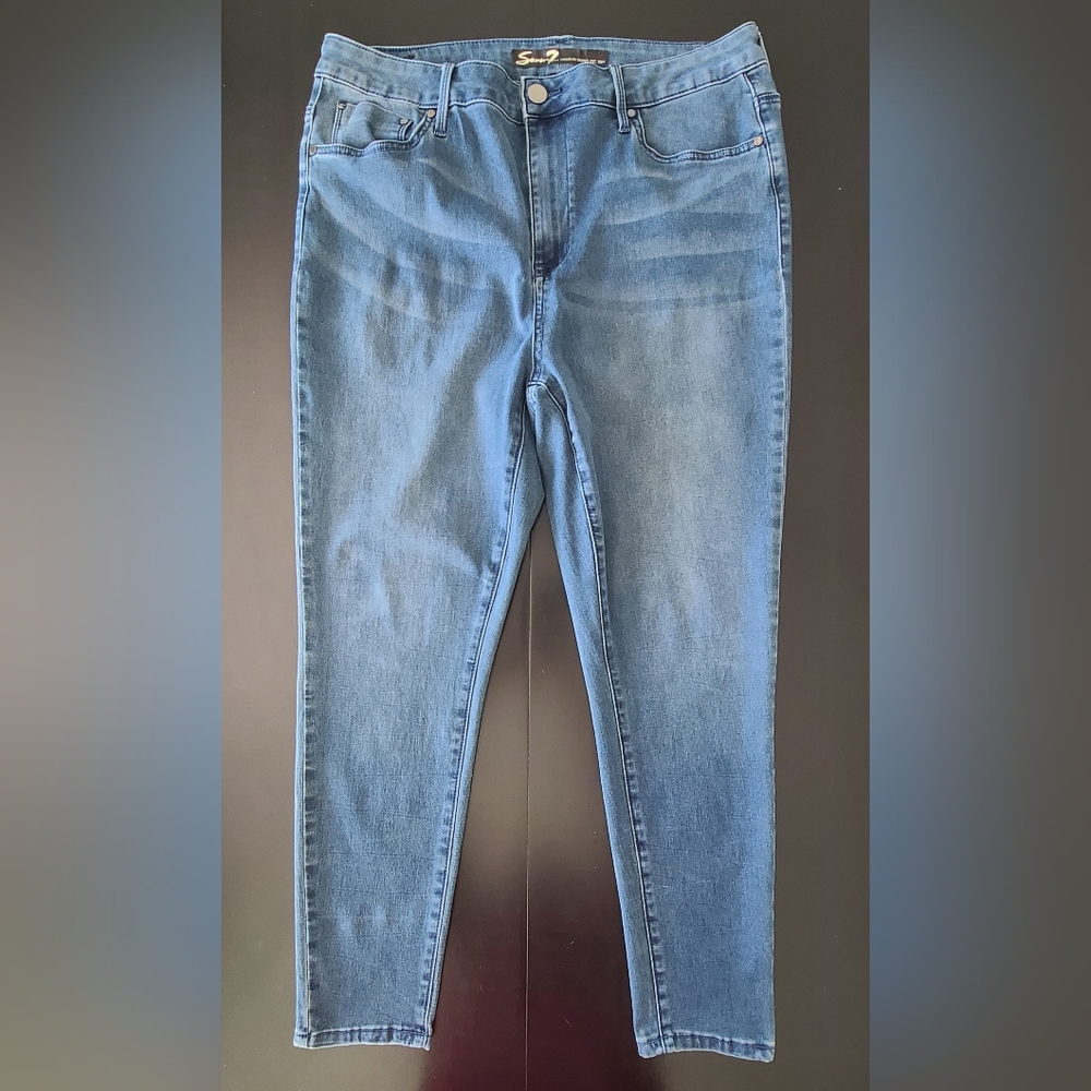 EUC Seven7 Jeans - Blue, Size 18W